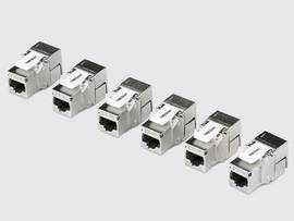 TRENDNET 6 PACK CAT6A RJ-45 SHIELDED KEYSTONE JACK