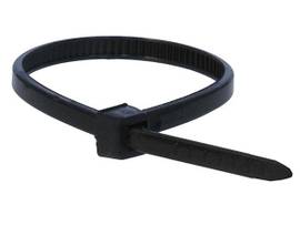 MONOPRICE CABLE TIE 4IN 18 LBS_100 PCS/PACK_BLACK