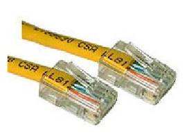 C2G 35FT CAT5E NON-BOOT UTP CBL-YLW