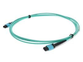 AddOn 3m MPO (Male) to MPO (Female) 12-strand Crossover Aqua OM3 Multiple Riser