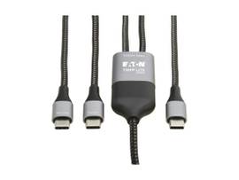 EATON USB-C CHARGING CABLE/SPLITTER (M/2XM) - 100W PD CHARGING, 6 FT. (1.8 M)