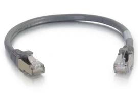 C2G 1FT CAT6A SNAGLESS STP CABLE-GRY