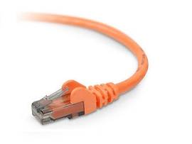 BELKIN CAT6,UTP,RJ45M/M,14 ORG,PATCH,SNAGLESS