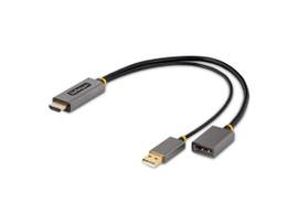 1ft HDMI to DisplayPort Adapter converts and boosts any HDMI 2.0 source to a DP