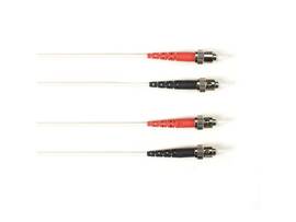 BLACK BOX CORP SM FO PATCH CABLE DUPLX, PLENUM, WH, STST