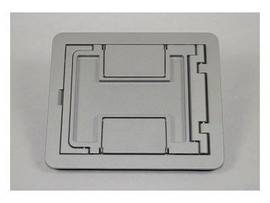 LEGRAND-WIREMOLD FLANGELESS FP CVR TR GY CUTOUT