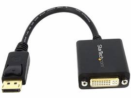 Passive DisplayPort 1.2 to DVI-D (DVI-I connector digital only) single-link adap