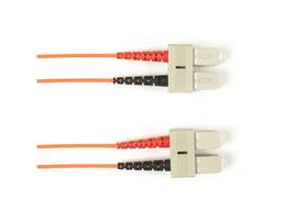 BLACK BOX CORP SM FO PATCH CABLE DUPLX, PLENUM, OR, SCSC