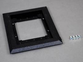 LEGRAND-WIREMOLD BLK POLY CPT FL SI SER