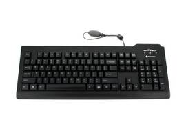SEAL SHIELD MEDICAL KEYBOARD W/ QUICK CONNECT(BLACK)