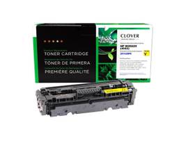 CLOVER IMAGING REMANUFACTURED HIGH YIELD YELLOW TONER CARTRIDGE FOR HP W2022X (HP 414X) RE USE CHIP DOES NOT INCLUDE TONER LOW MESSAGING