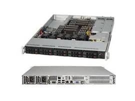 SUPERMICRO BLACK 1U SC116 CHASS W/ 750W AND PCIE NVME BACKPLANE