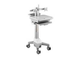 AMER COMPUTER CART DUAL MONITOR