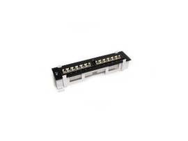 1U 12 PORT WALL MOUNT CAT5E PATCH PANEL