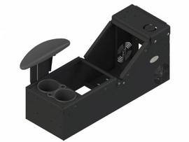 GAMBER KIT - UNIVERSAL SLOPED FRONT CONSOLE WITH CUP HOLDER AND ARMREST; INCLUDES 3 FACEPLATES AND 3 FILLER PANELS.