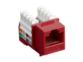 BLACK BOX CORP CAT5E KEYSTONE JACK RED 25 PACK