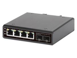 INDUSTRIAL 4-PORT GIGABIT ETHERNET POE++ SWITCH WITH 2 SFP PORTS