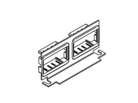 LEGRAND-WIREMOLD DATA BRKT W/TWO 2A MINI B