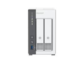 QNAP TOWER NAS 2 BAY NAS ARM CORTEX-A55 4C, MALI-G52 GPU, 2 X SATA 6GB/S 3.5IN/2.5IN, 4GB DDR4 RAM ON-BOARD, 1 X 2.5GBE LAN, 1 X GBE LAN
