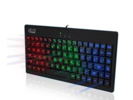 ILLUMINATED MINI KYBD/GRN/BLU USB