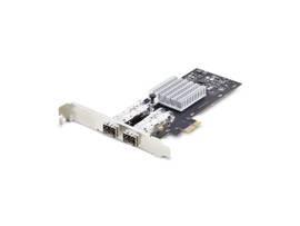 STARTECH 2-PORT GBE SFP NETWORK CARD, PCIE 2.0 X1, INTEL I350-AM2 2X 1GBE CONTROLLER, 1000BASE COPPER/FIBER OPTIC, DUAL-PORT GIGABIT ETHERNET NIC
