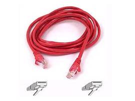 BELKIN CAT5E SNGLSS PATCH CBL RJ45M/RJ45M 5 RED