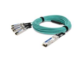 AddOn Ciena Compatible 40GBase-AOC QSFP+ to 4xSFP+ Direct Attach Cable (850nm, M