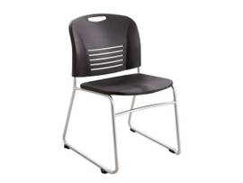 SAFCO VY SLED BSE STACK CHAIR BLK 2E (Sold as Case Pack of 2)