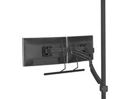LEGRAND-CHIEF K1 POLE MNT DUAL DISP 2L ARM H-ARRAYBLK