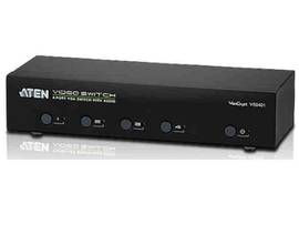 4-PORT VGA/AUDIO SWITCH W/RS232