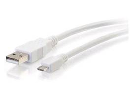 C2G 1FT USB 2.0 A M TO MICRO-USB B M WHITE