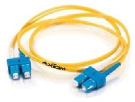 AXIOM SC/SC SINGLEMODE DUPLEX OS2 9/125 FIBER OPTIC CABLE 10M