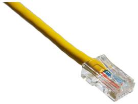 AXIOM 100FT CAT6 550MHZ PATCH CABLE NON-BOOTED (YELLOW)