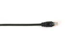 CAT5e 100-MHz Molded Snagless Patch Cable UTP CM PVC BK 2FT