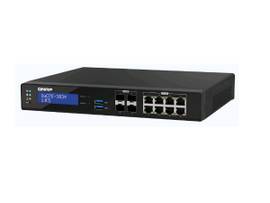 QNAP DESKTOP 12 PORT UCPE QUCPE-3034-C3758R-16G-US INTEL ATOM C3758R 8C 2.4GHZ, 16GB DDR4 RAM, 2 X M.2 2280 NVME SLOTS, 4 10GBE SFP+, 8 2.5GBE PORTS