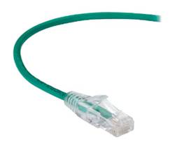 BLACK BOX CORP SLIM-NET CAT6A PATCH CABLE GREEN 2FT