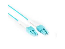 BLACK BOX CORP OM4 PULL TAB REVERSE POLARITY AQUA PVC LCLC 3M