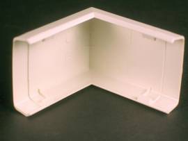 LEGRAND-WIREMOLD NM EXT. ELBOW 800 IVORY