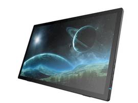 Helium 24in wide black zero bezel, HID compliant optically bonded projected capacitive multi-touch
