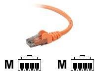 BELKIN CABLE,CAT6,UTP,RJ45M/M,9 ,ORG,PATCH,SNAGLESS