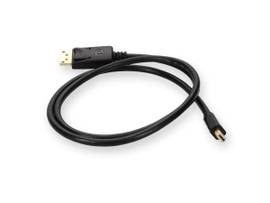 ADD-ON 3FT MDP TO DP M/M BLACK CABLE