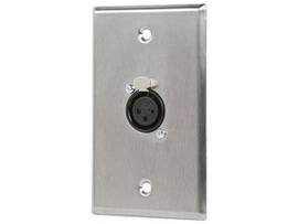 MONOPRICE 1-PORT 3-PIN XLR FEMALE ZINC ALLOY WALL