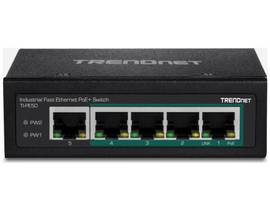 TRENDNET 5-PORT INDUSTRIAL FAST ETHERNET POE+ DIN-RAIL SWITCH