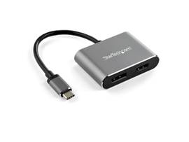 2-in-1 USB-C multiport video adapter to 4K 60Hz DisplayPort 1.2 or HDMI 2.0 - US
