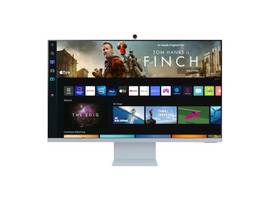 SAMSUNG 32IN Flat UHD 16/9 Blue Lifestyle Smart Monitor w/ 4ms GtG 60Hz