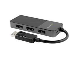 STARTECH 3 PORT DISPLAYPORT MST HUB - 3 X 4K - DP 1.4 MULTI MONITOR SPLITTER - WINDOWS - HDR - EDID - DISPLAYPORT TO 3 X DISPLAYPORT