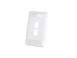 LEGRAND-ORTRONICS FP, HDJ, 2 HOLE, SG, PC, FG WHT