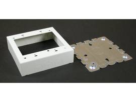 LEGRAND-WIREMOLD STEL DEVICE BOX 2G WHITE