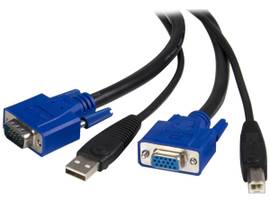 6 FT 2-IN-1 USB KVM CABLE