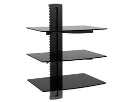 MONOPRICE 3 TIER ELECTRONIC COMPONENT GLASS SHELF